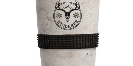 schicker Coffee-to-go-Becher in Beton-Optik für Wuiderer