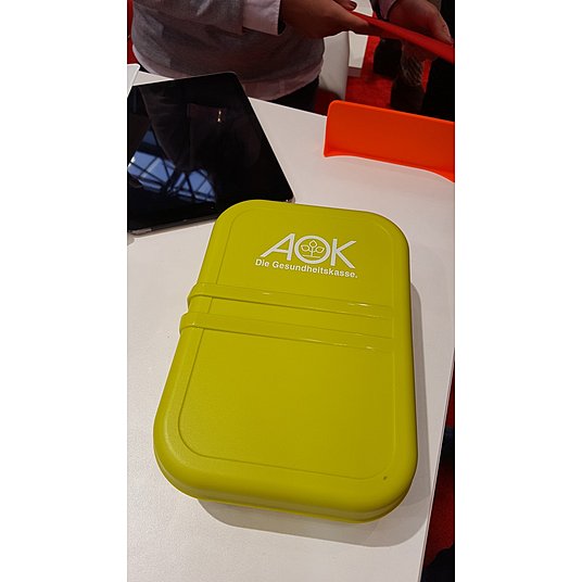 1501 Lerche Werbemittel-Neuheit 2017 mit neuen bedruckbaren Koziol Lunch- und Brotzeitboxen