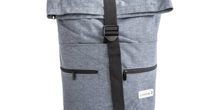 Notebook-Rucksack “Fashion“ von Halfar, zweifarbig gewebt mit Logogravur auf Metall-Emblem