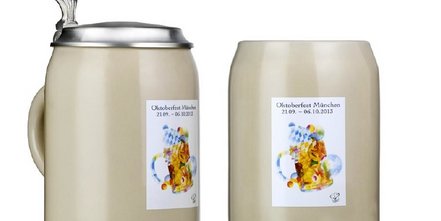 Oktoberfest 2015 – offizielle Sammlerkrüge als bedrucktes Werbemittel zur Wiesn