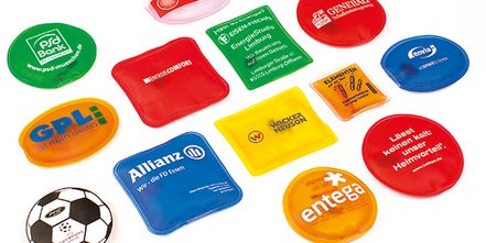 Passend zur kalten Jahreszeit - Praktische Handwärmekissen in individueller Form