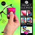 neu, praktisch, gut und kompackt ihr neuer vollflächig bedruckter Pocketcleaner mit praktischem Etui