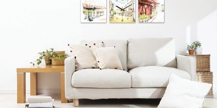 Poster-Clock, die Werbe-Neuheit bedruckte Wanduhr, als dekoratives bedruckbares Wandelement