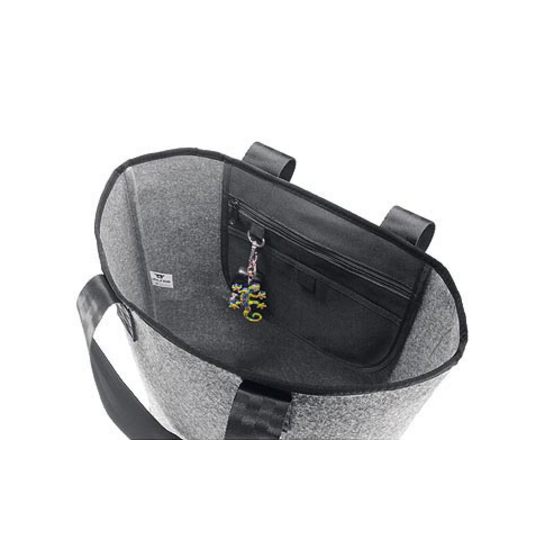 Innenseite des Werbeshoppers mit Reißverschluss-Organizer