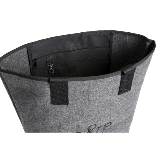 Moderne Werbetasche mit integriertem Reißverschluss-Organizer