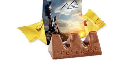 Süße Verführung: Toblerone-Minis  im praktischen Werbeaufsteller
