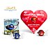 süsse Werbung Markenbotschaft bedruckte Lindt Lindor Kugeln in Herzform als Werbegeschenk