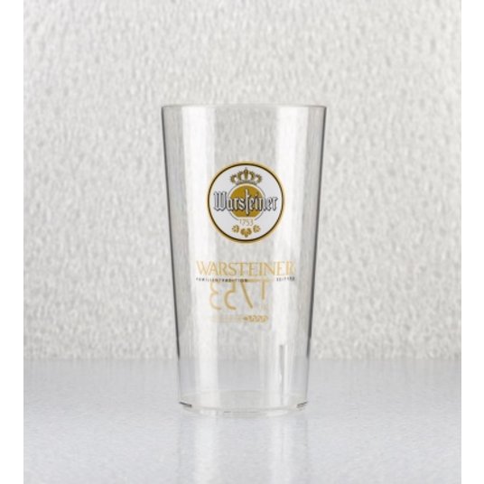 Bedruckter Mehrwegbecher aus bruchfestem Kunststoff