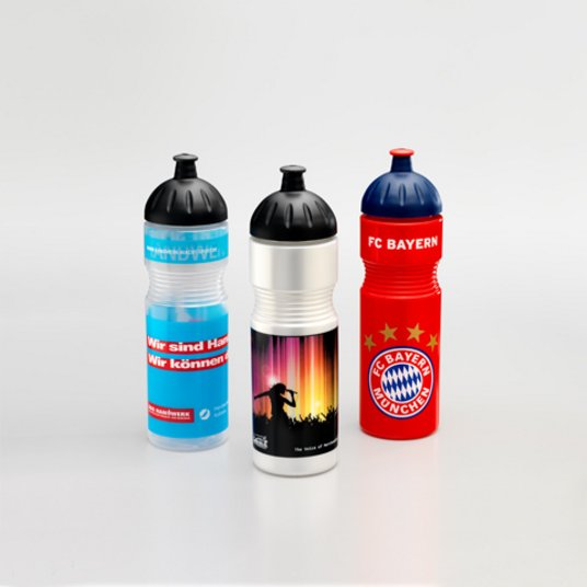 Nach Kundenwunsch bedruckte Trinkflaschen für Sport und Freizeit 