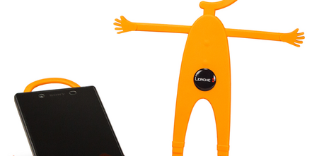 Hochwertiger Smartphone Halter im außergewöhnlichen Design mit Doming