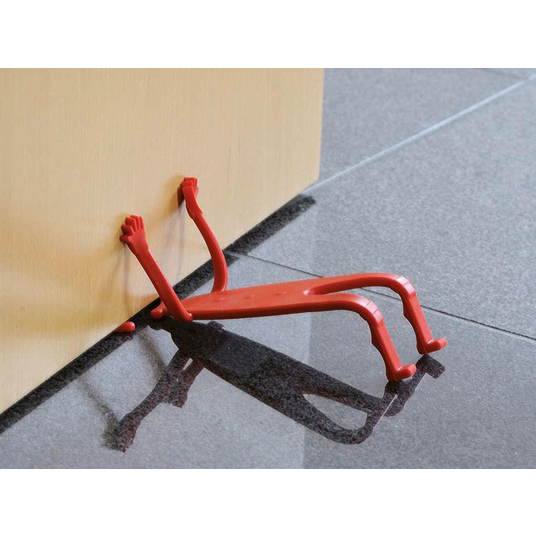 Praktischer Silikon Halter als Tür-Stopper einsetzbar