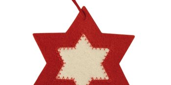 Schlüsselanhänger und Weihnachtshänger aus Filz mit Logoanbringung