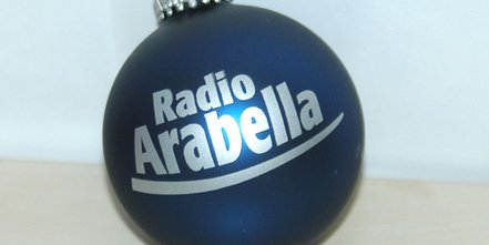 Weihnachtskugel mit Firmenlogo