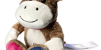 Werbegeschenke für Kinder: Plüschtiere in Geschenkverpackung