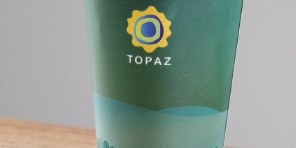 Bedruckbarer Kartontrinkbecher mit Heiß-Kalt-Effekt