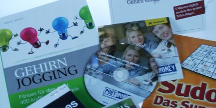 Werbemittel zum Thema Nintendo Gehirnjogging, Sodoku, Rätsel eigene Aufmachung Design