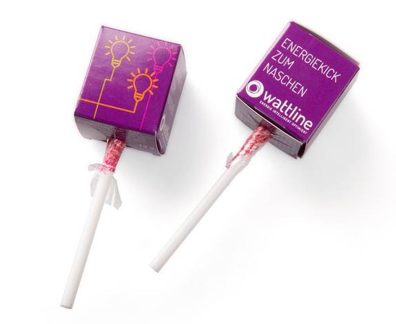 Werbe-Lolly von Chupa Chups