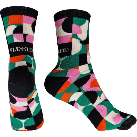 Socken mit Logo - Tennissocke mit vollflächiger Einwebung