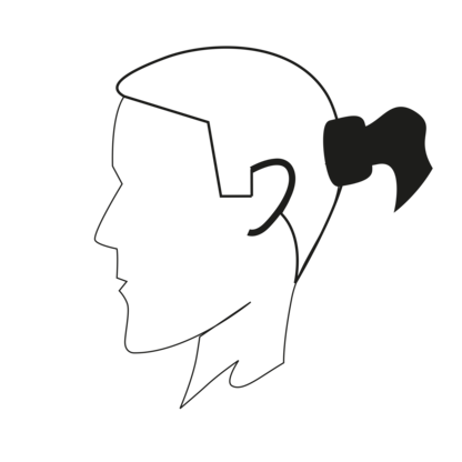 Multifunktionstuch mit Logo als Zopfband Multifunktionstuch mit Logo als Zopfband