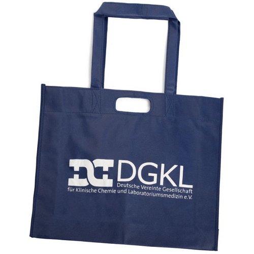 Wiederverwendbar mit großer Werbefläche: PP Non Woven Tasche mit Siebdruck als Werbemittel