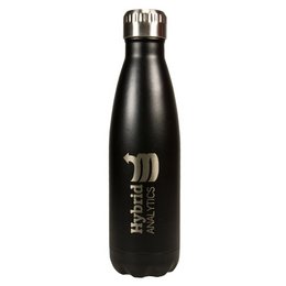 Bis zu 12 Stunden warm &amp; 24 Stunden kalt: trendige, doppelwandige, auslaufsichere und pulverbeschichtete Premium Werbe-Vakuum-Thermoflasche HYTE mit Logo-Lasergravur