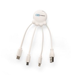 4in1 flexibles Ladekabel in Markenqaulität mit individuellem Werbedruck