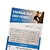 Alles auf einen Blick mit dem 6-Monatswandkalender, 4-farbiger Digitaldruck am gut sichtbaren oberen Ende.