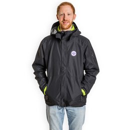 Outdoor-Funktionskleidung als Werbeartikel: Active-Jacke Housten von HAKRO mit individuellem Textilpatch auf der Brust