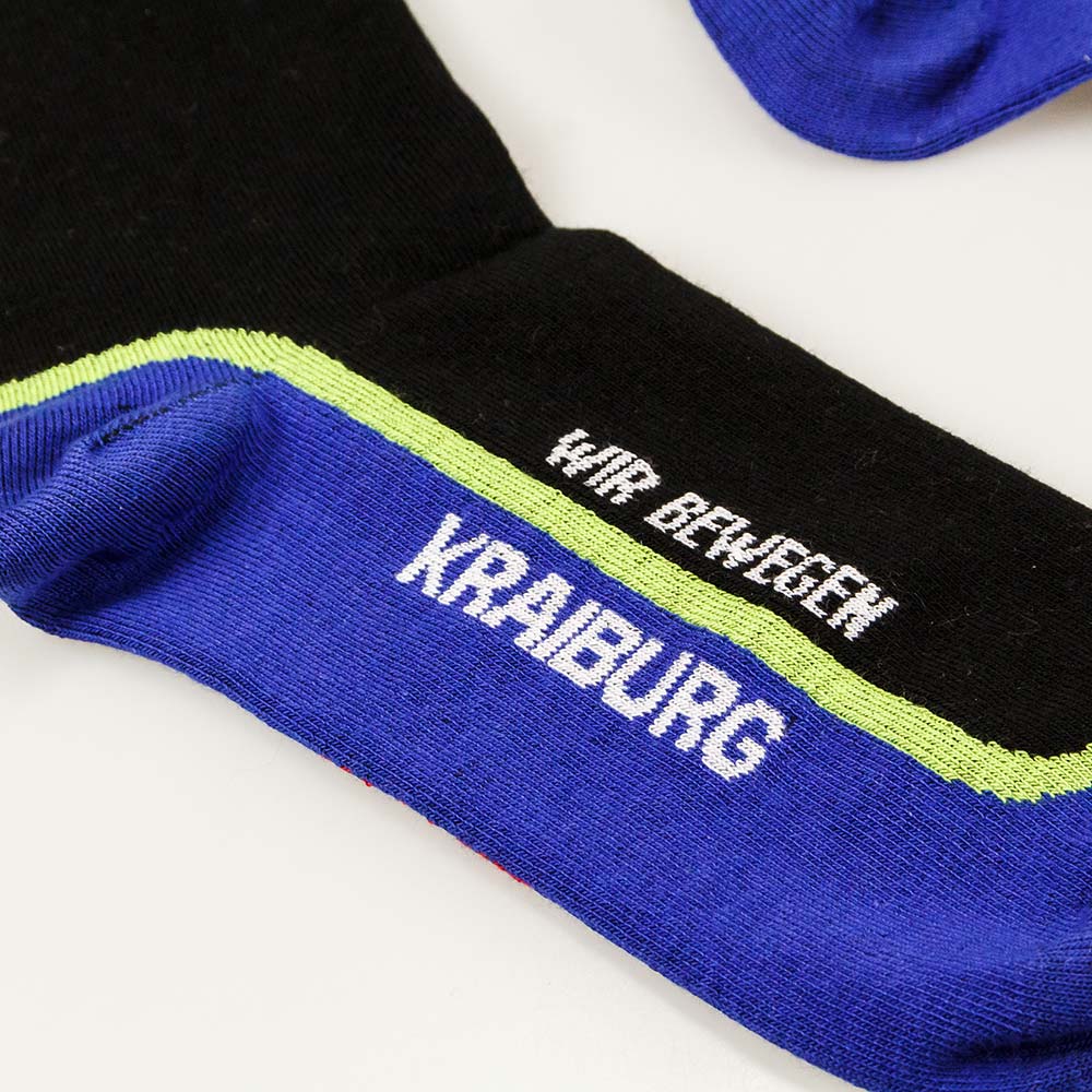 Socken Mit Gewebten Logo Zum Beispiel Aus Bio Baumwolle Lerche