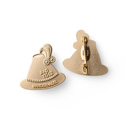 Ansteck-Pin matt-gold, individuelle Motive möglich