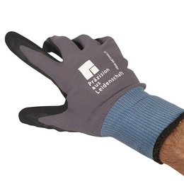 Arbeitshandschuhe aus Feinstrick mit Logodruck