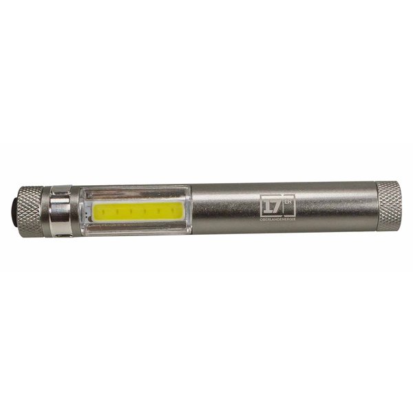 Arbeitsleuchte graviert aus Aluminium, magnetischem Ende, hohe Leuchtkraft