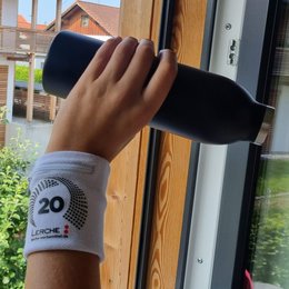 Werbe-Pulswärmer als Armsafe aus Baumwolle – fürs Handgelenk, ideal für Sport und Freizeit