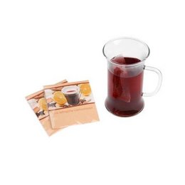 Aromatisches Werbemittel für Weihnachten 2015 Glühwein-Päckchen bedruckt für Lerche Werbemittel