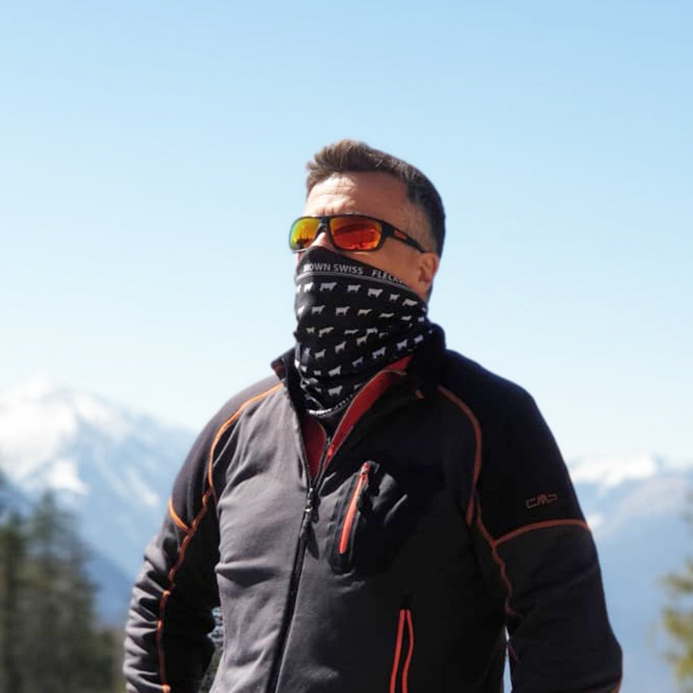 bedruckte Mundmasken vollflächig bedruckt aus hochwertigem Mikrofaser-Material