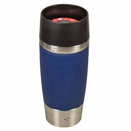 Ausgezeichnete Markenqualität: Auslaufsicherer Mehrweg-Coffee-2go Metall-Isolierbecher Travel Mug von Emsa mit Logo-Lasergravur 