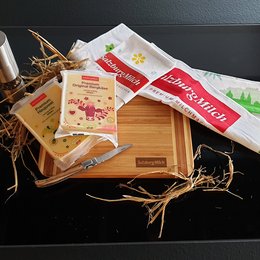 individuell bedruckte Werbe-Geschirrtücher für Molkerei