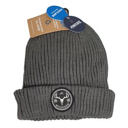 Werbe-Beanie aus doppelt-gestricktem Recycling-Polylana