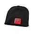 Hochwertige Baumwolle Beanie mit individuellem Textilaufnäher