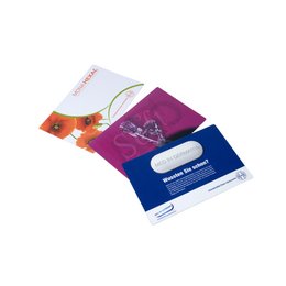 Bedruckte Fußauflage, Fussmatte als Werbemittel für den Gesundheitsbereich