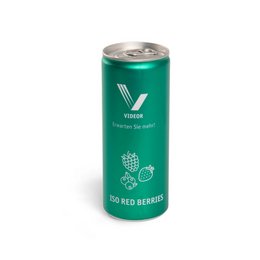 Bedruckte Werbe-Getränkedose isotonischische Beerenmischung für VIDEOR