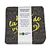 Glasuntersetzer aus Wollfilz im 4er Set mit individueller Papierbanderole