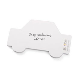 bedruckt Werbe-Haftnotizen, Notizzettel ins Sonderform Auto