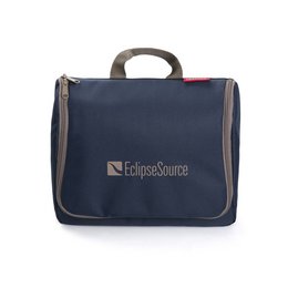 Bedruckte Kulturtasche als Werbeartikel für Reisen