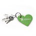 Bedruckter Schlüsselanhänger „Herz“ aus recycelten Filz