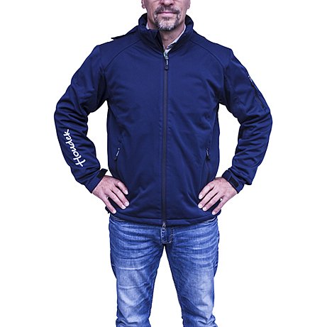 bedruckte, atmungsaktive Softshelljacke Ontario, von Hakrogibt es in vielen modischen Farben