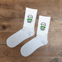 Bedruckbare Logo-Tennissocke Muster Gustavo Gusto beste Tiefkühl-Pizza