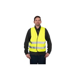 Bedruckte Warnweste für die Fahrschule KMH, Wolfratshausen