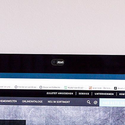 Einsatzbeispiel: WErbemittel Sicherheit für Smartphones und Bildschirme Bedrucktes Webcam Cover für Atos