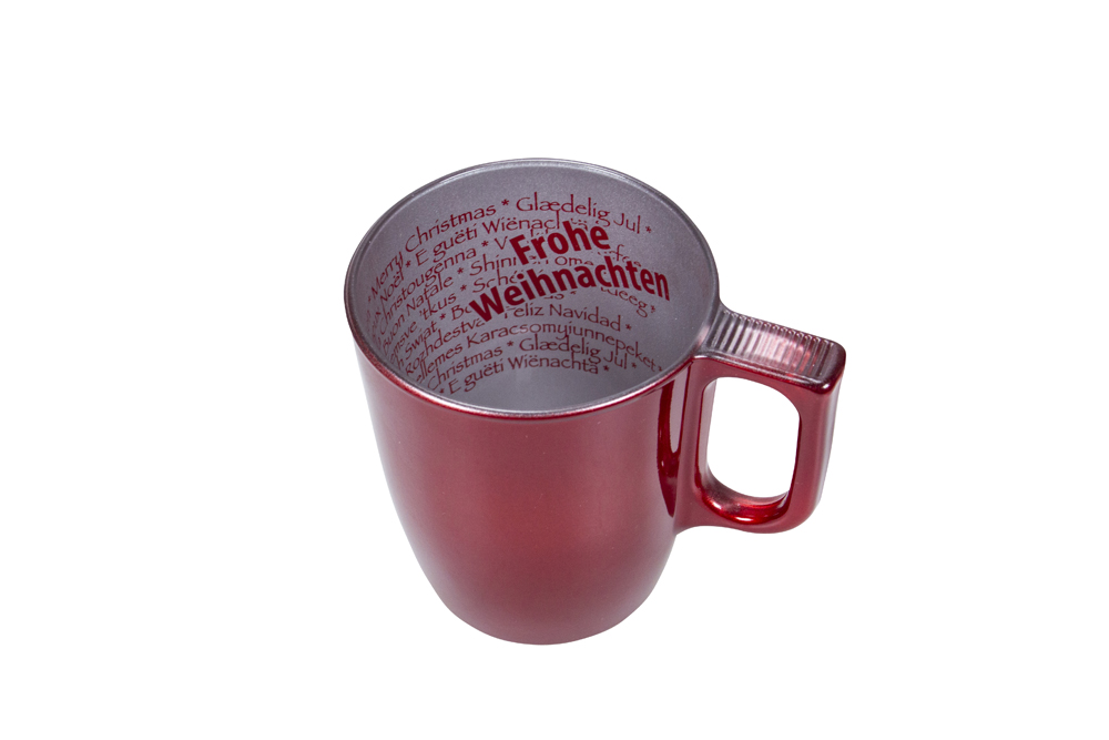 Neues Design Bedruckte Gastrotaugliche Gluhweinbecher Aus Geharteten Glas Mit Innendekoration Lerche Werbemittel